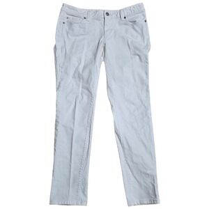 LOFT Modern Straight Jeans Women's Size 2P White‎ Cotton Casual